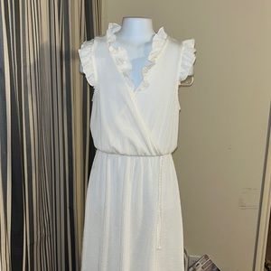 Caution to the wind white dress